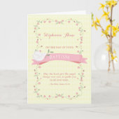 doopgebed kaart (Gele Bloem)