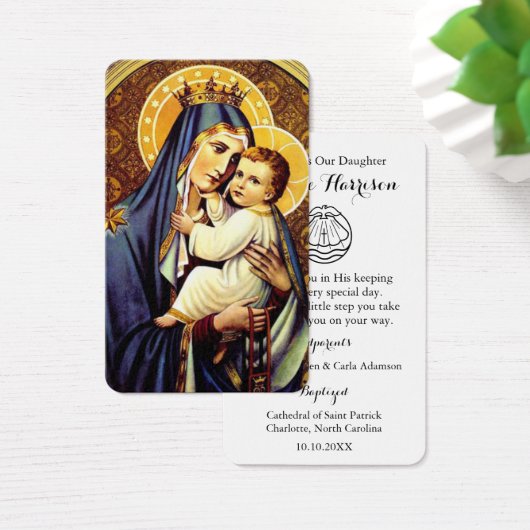 doopgebed | Karmel Visitekaartje (Bureau)