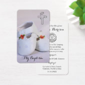 doopgebed | Kleine schoenen Visitekaartje (Bureau)