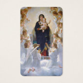 doopgebed | Maagd & Engelen Visitekaartje (Voorkant)