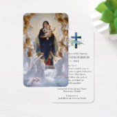 doopgebed | Maagd & Engelen Visitekaartje (Bureau)