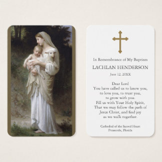 doopgebed | Onschuld Visitekaartje