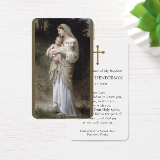 doopgebed | Onschuld Visitekaartje (Bureau)