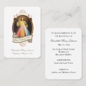 Doopherdenking Baby Moretz Plaatskaartje (Voorkant / Achterkant)