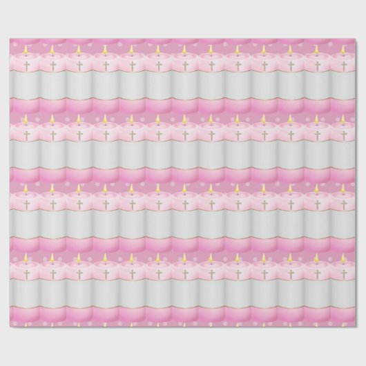 doopkaarsen cadeaupapier (Vlak)