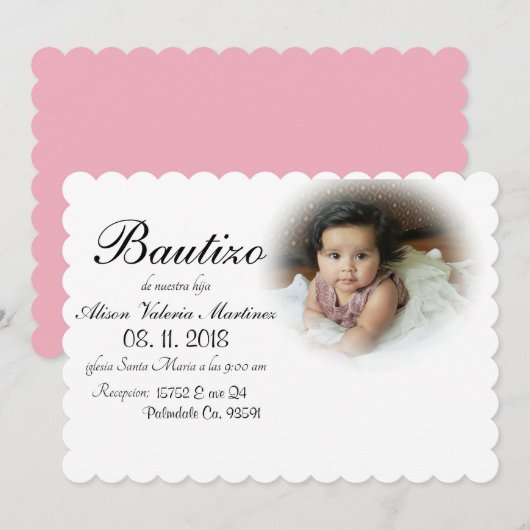 doopkapel kaart (Voorkant / Achterkant)