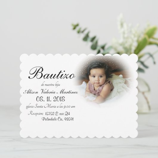 doopkapel kaart (Staand voorkant)