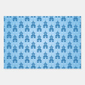 Doopkerk Kruisvleugels Inpakpapier Vel (Voorkant)