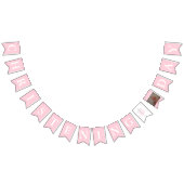 doopkruis meisje roze foto vlaggetjes (Alle)