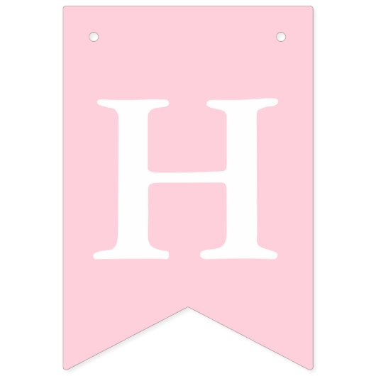 doopkruis meisje roze foto vlaggetjes (Tweede vlag)