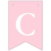 doopkruis meisje roze foto vlaggetjes (Eerste vlag)