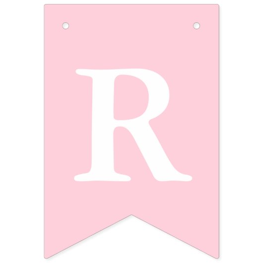 doopkruis meisje roze foto vlaggetjes (Derde vlag)