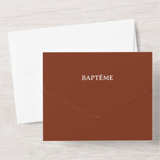 Doopprent Léon All In One Uitnodiging (Achterkant)