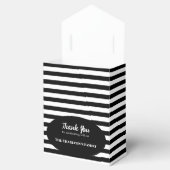 doopsel 1 sectie aangepaste foto strepen bedankdoosjes (Geopend)