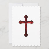 Doopsel bevestiging 1e Communie Rode Kruis Kaart (Voorkant)