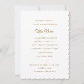 Doopsel bevestiging 1e Communie Trefoil Cross Kaart (Achterkant)