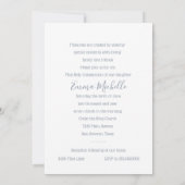 Doopsel bevestiging communie kruis blauw kaart (Achterkant)