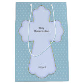 Doopsel cross boy * kies achtergrondkleur medium cadeauzakje (Voorkant)