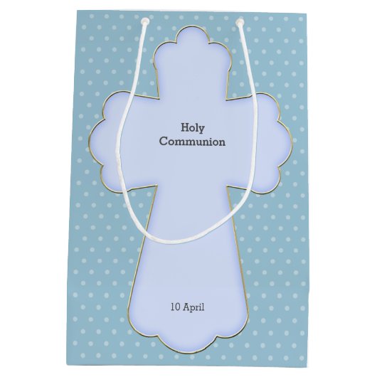 Doopsel cross boy * kies achtergrondkleur medium cadeauzakje (Achterkant)