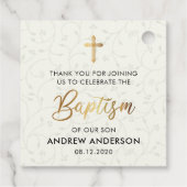  doopsel dank u bedankjes labels (Achterkant)