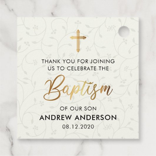  doopsel dank u bedankjes labels (Achterkant)