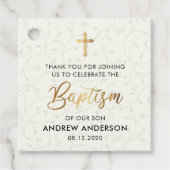  doopsel dank u bedankjes labels (Voorkant)