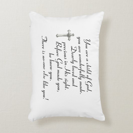 Doopsel, doop, communiegeschenk, Godkind, Accent Kussen (Voorkant(Verticaal))