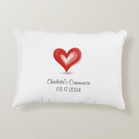 Doopsel, doop, communiegeschenk, Godkind, Accent Kussen (Achterkant)