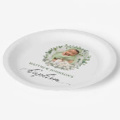 Doopsel doopsel Foto Rozen Bloemen Papieren Bordje (Gekanteld)