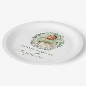 Doopsel doopsel Foto Rozen Bloemen Papieren Bordje (Gekanteld)