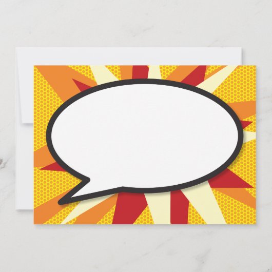 Doopsel doopsel Modern Comic Book Kaart (Achterkant)