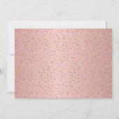 Doopsel doopsel Roos Gold Hearts Foto Kaart (Achterkant)