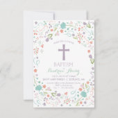 Doopsel, doopuitnodiging - Gepersonaliseerd Kaart (Voorkant)
