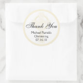 Doopsel, douche of eerste communie Sticker (Tas)