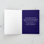 Doopsel Felicitaties Bijbel Matthew Desert Kaart (Binnen)