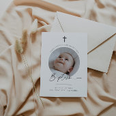 Doopsel foto Dank u kaart