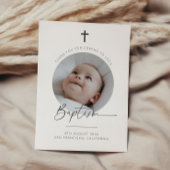 Doopsel foto Dank u kaart