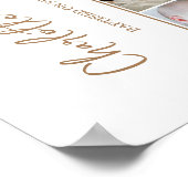 Doopsel Fotocollage Kruisvorm Poster (Hoek)