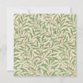 Doopsel Greenery Faux Gold Circle Genderneutraal Kaart (Achterkant)