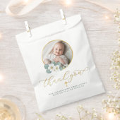 Doopsel gunstzak met bedankboodschap bedankzakje (Geknipt)