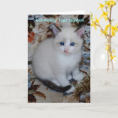 doopsel kaart (Gele Bloem)