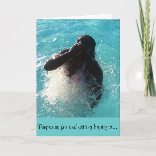 doopsel kaart (Voorkant)