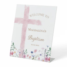 Doopsel meisje welkom teken