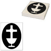 doopsel silhouet patroon kunststempel rubberstempel (Gestempeld)