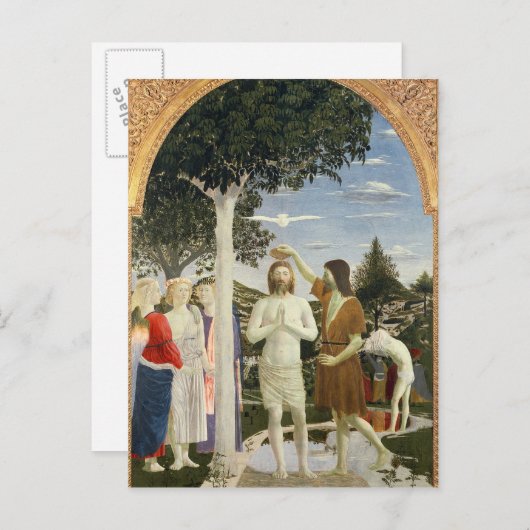 Doopsel van Christus Briefkaart (Voorkant / Achterkant)