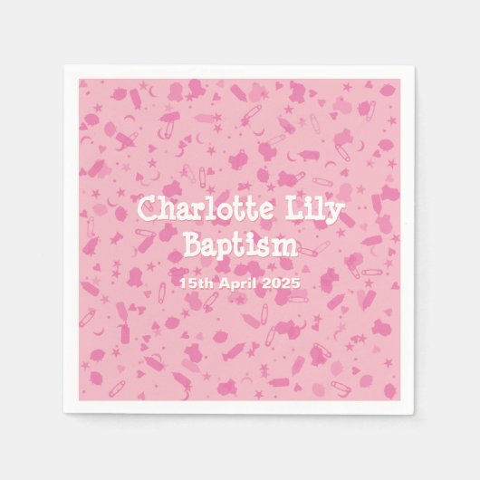 Doopsel van het Doopsel van de Confettien van het Servet (Voorkant)