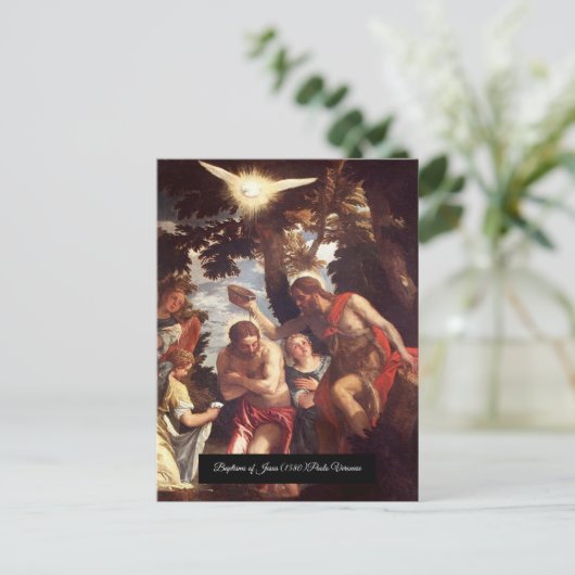 Doopsel van Jezus Briefkaart (Staand voorkant)