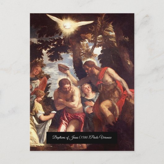 Doopsel van Jezus Briefkaart (Voorkant)