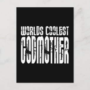 Doopsel Verjaardagsfeest Werelden Coolest Godmothe Briefkaart