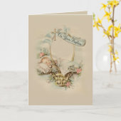 Doopsgezinde Baby Zegening met Kruis Kaart (Gele Bloem)